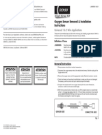 Oxygen Sensor Removal & Installation Instructions: Universal 1 & 2 Wire Applications