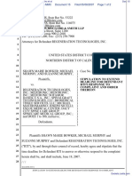 Bowker Et Al v. Regeneration Technologies, Inc Et Al - Document No. 15