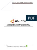 Administration Ubuntu Serveur Installation Dhcp Serveur