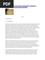 Download Makalah Implementasi Manajemen Strategi Dalam Organisasi by Tiara Kendari SN261627411 doc pdf