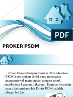Contoh Proker PSDM
