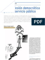 Una profesión democrática para un servicio público (CdP 302, 2001)