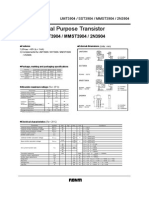 NPN General Purpose Transistor: UMT3904 / SST3904 / MMST3904 / 2N3904
