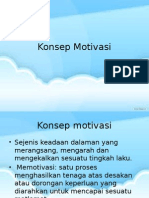 Konsep Motivasi