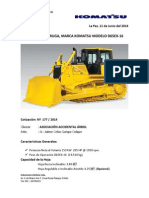 Cotozación Tractor de Oruga Modelo D65EX - 16_Cliente_ASOCIACIÓN ACCIDENTAL ÁRBOL_11_06_14_Ref. 177.pdf