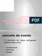 Tipo de Eventos