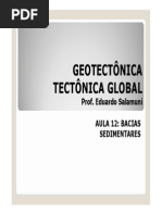 Aula e Roteiro Bacias Sedimentares