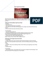 Indikasi Dan Kontraindikasi Gigi Tiruan Penuh