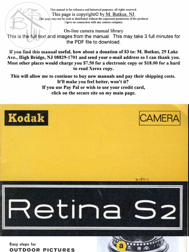 Kodak retina s2 lot de 2 - Photo, audio & vidéo