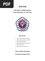 Download Makalah Router by Debby Rachmania Puspita SN261645595 doc pdf