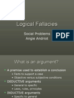 Lecture 4 Logical Fallacies