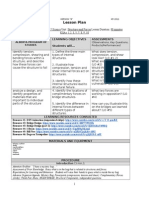 Lesson Plan: Learning Objectives Students Will... Assessments