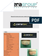 Ceratec Instruction Manual - Press Over Metal - Espanol