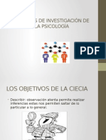 Métodos de Investigación de La Psicología