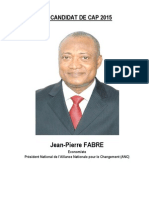 Jean-Pierre FABRE: Mes Engagements Pour Le Togo