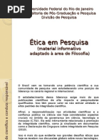 Slides Etica Em Pesquisa Filosofia Para Enviar