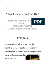 Producción de Tortilla