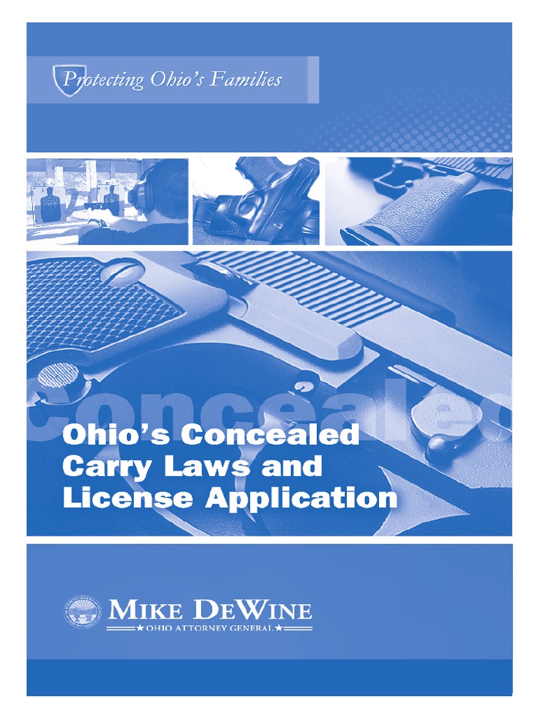 Concealed Carry Laws Manual Ohio Concealed Carry In The United