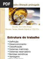 Comprimidos liberação prolongada