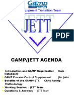 GAMP/JETT AGENDA Overview