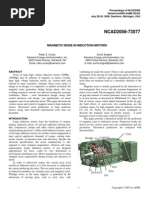 Magnetic Noise in Induction Motors