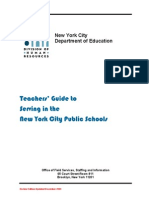 Teachers' Guide To Serving in The NYC Public Schools
