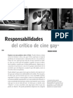 Responsabilidades Del Critico de Cine Gay - Robin Wood