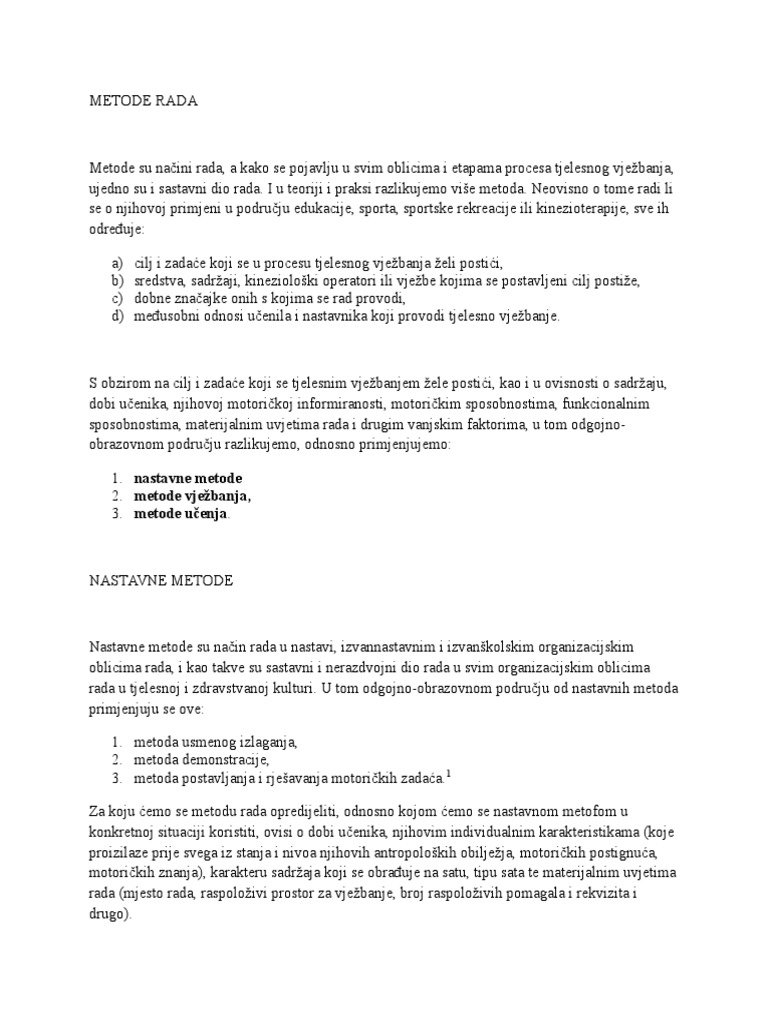 Metode Rada TZK | PDF