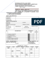 Actualizacion de Datos