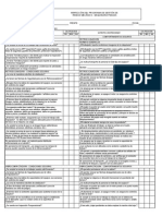 Formato Inspección Programa Mecánico Maquinaria Pesada