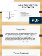 Long Tube Vertikal Evaporator