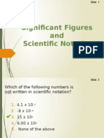 Quiz - Scientific Notation