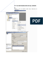 Crear Backup y Su Restauración en SQL Server