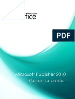 Microsoft Publisher 2010 Product Guide PDF