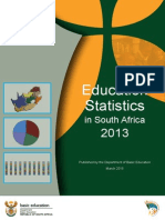 Education Statistic 2013 in South Africa