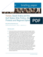 Yemen, Saudi Arabia and the Gulf States-Elite Politics