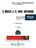 D. Bernardo de Vasconcelos - A Missa e A Vida Interior