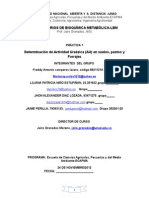 Determinación AU suelos pastos