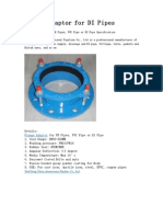 Flange Adaptor For DI Pipes
