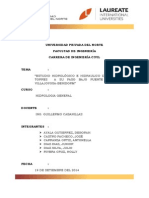 Estudio Hidrologico e Hidraulico