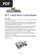 KK 2.1 Multi-Rotor Control Board: User Guide