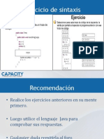 JAVA-Ejercicio de Sintaxis