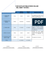 Presupuesto Para Un Plan Publicitario on-line