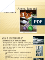 UNIT 2C - Atoms, Ions and Molecules