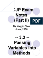 SCJP Exam Notes (Part II) : by June, 2008