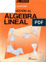 Algebra Lineal de Howard Anton