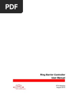 PTV - Ring Barrier Controller - Manual