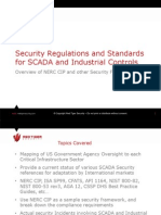 Security Regulations and Standards for SCADA and Industrial Controls