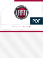Fiat Pricelist 2014 PDF