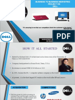 Project On: " It's Amazing To Me That Our Competitors Think The Customer Is The Dealer." - Michael Dell